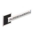 SUPERCHARGED emblem logo 超级增压改装铭牌标志 黑色款