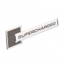 SUPERCHARGED emblem logo 超级增压改装铭牌标志 格子款