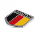 German flag德国国旗盾形金属贴标