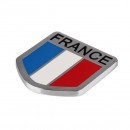 French Flag法国盾形金属贴标