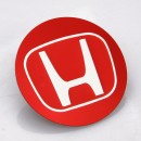 Honda红本田轮毂贴标