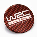 黑红格WRC世界拉力赛logo贴标轮毂标