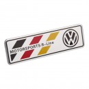 VW大众德国旗Rline款金属铭牌贴标【大号】
