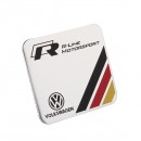 VW大众R金属铭牌贴标