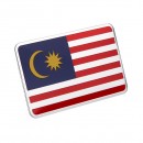 Malaysian flag 马来西亚国旗铝合金铭牌 