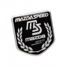 MAZDA 马自达 MS SPORT 盾形麦穗标志 改装装饰标【黑色】