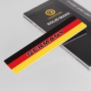 Germany德国国旗喷绘铝标 100mm*26mm