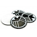 神盾局轮毂贴标 Wheel hub cover logo 56.5mm
