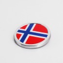 Norwegian flag 挪威国旗迷你趣味小圆贴