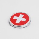 Swiss flag 瑞士国旗迷你趣味小圆贴