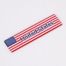 United States 美国国旗铝合金贴标 Aluminum alloy sticker