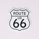 66号公路铝合金铭牌贴标 Highway 66. Aluminum alloy sticker