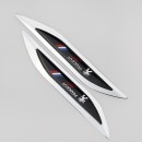 标致新款刀锋叶子板贴标 Peugeot Knife Edge Metal Labeling