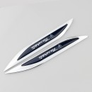 玛莎拉蒂刀锋叶子板贴标 Maserati Knife Edge Metal Labeling