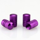 紫色圆形铝合金气门嘴帽/Purple round aluminum alloy valve cap
