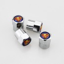 超人YX-016银色气门嘴帽 / SUPERMAN SILVER TIRE VALVE CAP 