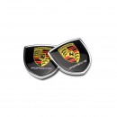 保时捷黑色盾形侧标/Porsche Metal side mark