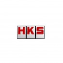 红色改装品牌HKS铝合金贴标/Aluminum alloy sticker