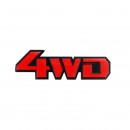 4WD四轮驱动铝合金贴标/Aluminum alloy sticker