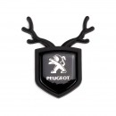 Peugeot标致黑色小鹿车贴/Peugeot Deer car sticker
