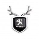 Peugeot标致银色小鹿车贴/Peugeot Deer car sticker