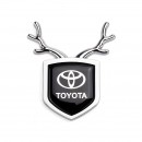 丰田银色小鹿车贴/Toyota Deer car sticker