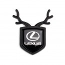 雷克萨斯黑色小鹿车贴/Lexus Deer car sticker