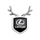 雷克萨斯银色小鹿车贴/Lexus Deer car sticker