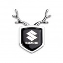 铃木银色小鹿车贴/Suzuki Deer car sticker