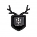 玛莎拉蒂黑色小鹿车贴/Maserati Deer car sticker