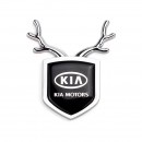 起亚银色小鹿车贴/Kia Deer car sticker
