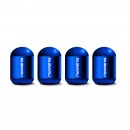 SUBARU 蓝色时光胶囊气门嘴帽/SUBARU blue Capsule shaped valve setm caps