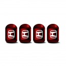 本田 红色时光胶囊气门嘴帽Honda red Capsule shaped valve setm caps