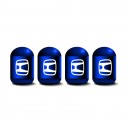 本田 蓝色时光胶囊气门嘴帽Honda blue Capsule shaped valve setm caps