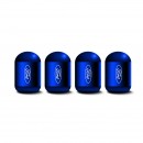 福特 蓝色时光胶囊气门嘴帽/ford blue Capsule shaped valve setm caps