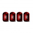 新凯迪拉克 红色时光胶囊气门嘴帽/Cadillac red Capsule shaped valve setm caps