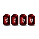 起亚 红色时光胶囊气门嘴帽/kIa red Capsule shaped valve setm caps