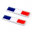 法国国旗对装金属贴标/France flag New Pair Metal Label