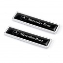  奔驰车标对装金属车标/Mercedes Benz New Pair Metal Label