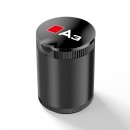奥迪A3铝合金烟灰缸黑色/Audi A3 aluminum ashtray