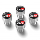 GR 银色全新圆形气门嘴帽/Round valve cap