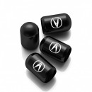 讴歌 黑色时光胶囊气门嘴帽/Acura black Capsule shaped valve setm caps